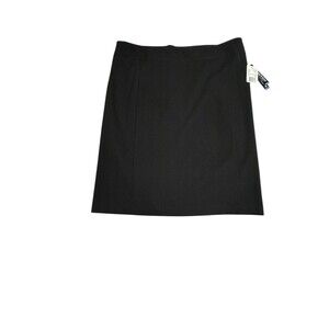 Briggs New York Slim Solutions Stretch Classy Business Black Skirt Size 18 - NEW